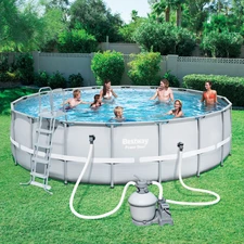 Каркасный бассейн Bestway 56464, 549 х 132 см., с песочным фильтр-насосом